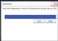 Schermafbeelding Bedieningspaneel