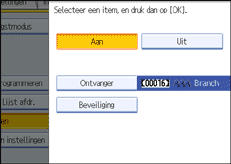 Schermafbeelding Bedieningspaneel