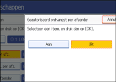 Schermafbeelding Bedieningspaneel