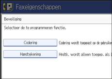 Schermafbeelding Bedieningspaneel