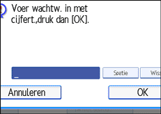 Schermafbeelding Bedieningspaneel