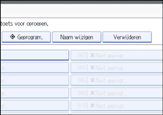 Schermafbeelding Bedieningspaneel