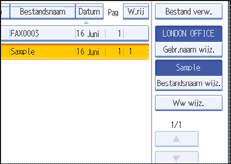 Schermafbeelding Bedieningspaneel