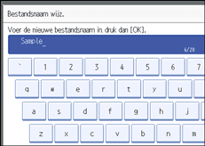 Schermafbeelding Bedieningspaneel