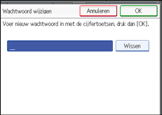 Schermafbeelding Bedieningspaneel
