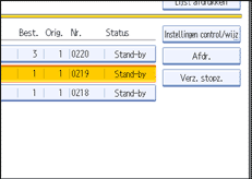 Schermafbeelding Bedieningspaneel
