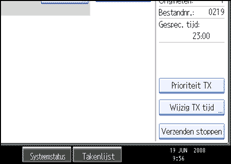 Schermafbeelding Bedieningspaneel