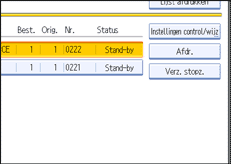 Schermafbeelding Bedieningspaneel