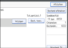 Schermafbeelding Bedieningspaneel