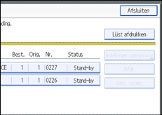 Schermafbeelding Bedieningspaneel