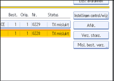 Schermafbeelding Bedieningspaneel