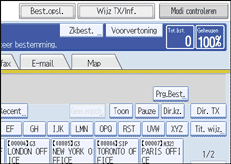 Schermafbeelding Bedieningspaneel