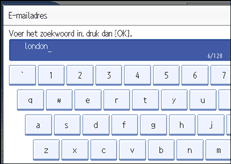 Schermafbeelding Bedieningspaneel