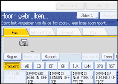 Schermafbeelding Bedieningspaneel