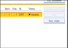 Schermafbeelding Bedieningspaneel