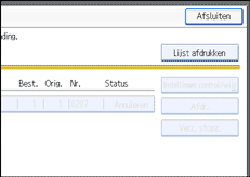 Schermafbeelding Bedieningspaneel