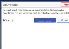 Schermafbeelding Bedieningspaneel