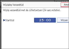 Schermafbeelding Bedieningspaneel