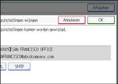 Schermafbeelding Bedieningspaneel