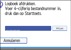 Schermafbeelding Bedieningspaneel