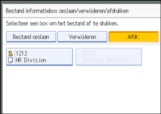 Schermafbeelding Bedieningspaneel