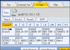 Schermafbeelding Bedieningspaneel