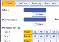 Schermafbeelding Bedieningspaneel