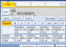 Schermafbeelding Bedieningspaneel