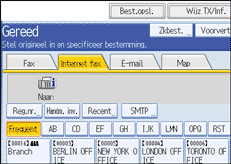 Schermafbeelding Bedieningspaneel