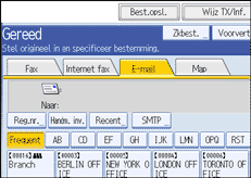 Schermafbeelding Bedieningspaneel