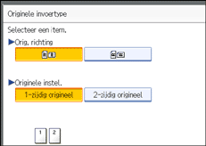Schermafbeelding Bedieningspaneel