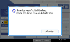 Schermafbeelding Bedieningspaneel