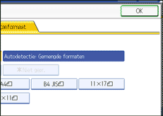 Schermafbeelding Bedieningspaneel
