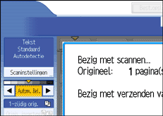 Schermafbeelding Bedieningspaneel