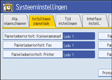 Schermafbeelding Bedieningspaneel