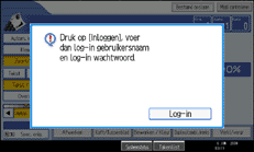 Schermafbeelding Bedieningspaneel