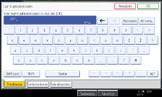 Schermafbeelding Bedieningspaneel