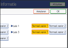Schermafbeelding Bedieningspaneel