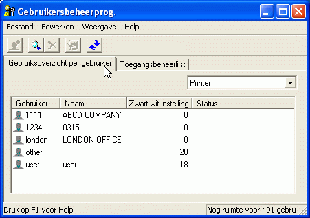 Afbeelding van toepassingsscherm