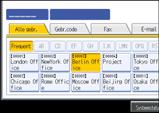 Schermafbeelding Bedieningspaneel