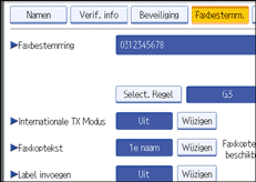 Schermafbeelding Bedieningspaneel