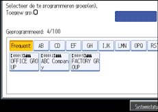 Schermafbeelding Bedieningspaneel