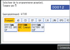 Schermafbeelding Bedieningspaneel
