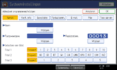 Schermafbeelding Bedieningspaneel