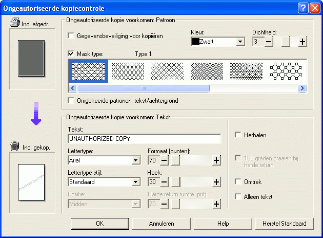 Illustratie scherm stuurprogramma