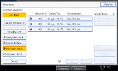 Illustratie scherm bedieningspaneel