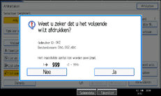 Illustratie scherm bedieningspaneel