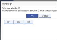 Illustratie scherm bedieningspaneel
