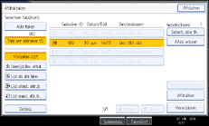 Illustratie scherm bedieningspaneel