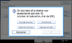 Illustratie scherm bedieningspaneel